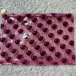 Urban Decat Cherry Print Transparent Pouch